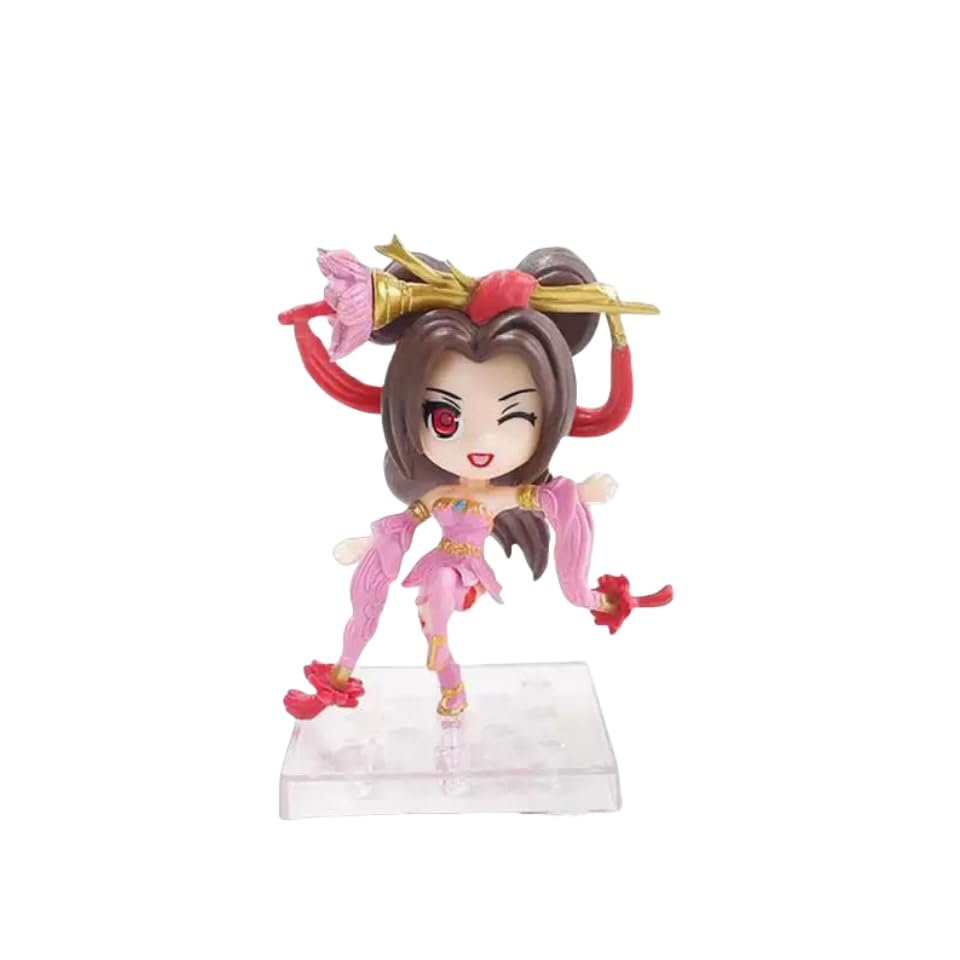 junweideyi The Figure from Popular Video Games WANGZHERONGYAO Cute Character Figurine for Miniature Figure Fairy Garden Home DIY Cake Decoration Set (Diao chan)