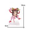 junweideyi The Figure from Popular Video Games WANGZHERONGYAO Cute Character Figurine for Miniature Figure Fairy Garden Home DIY Cake Decoration Set (Diao chan) view 2