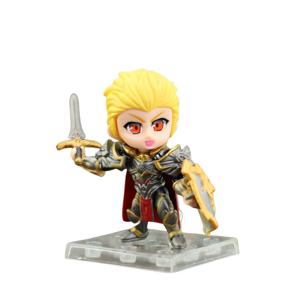 junweideyi The Figure from Popular Video Games WANGZHERONGYAO Cute Character Figurine for Miniature Figure Fairy Garden Home DIY Cake Decoration Set (Ya se)