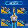 INFINITY NADO Battling Toys, Spinning Top and Sword Launcher Battle Set Toys for Kids, Battle Brust Sword Top Toys for 5 6 7 8 9 10 11 12 Year Old Boys, Gold Warrior Phoenix view 3