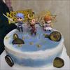 junweideyi The Figure from Popular Video Games WANGZHERONGYAO Cute Character Figurine for Miniature Figure Fairy Garden Home DIY Cake Decoration Set (Yao) view 4