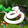 GDZRDFLH Stuffed Snake Animal, 80 in Snake Plush, Large Giant Stuffed Animals Snake, Lifelike Cute Stuffed Animals for Birthday Present Party Prank Prop (White) view 4