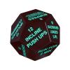 harayaa Exercise Dice Workout Dice Fitness Dice Plyometrics Dice PU Leather for Stretching Strength Cardio Suitable for Men Women Group Party, Green view 1