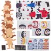 Baker Ross FN065 Chef Mix & Match Magnet Kits - Pack of 8, Decoration Craft Kits for Kids view 2