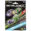 Beyblade X Knife Shinobi 4-80HN and Keel Shark 3-80F Top Dual Pack Set view 3