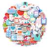 100 Pack Nurse Stickers, Medical Healthcare Doctor Party Favors Gift, Birthday Decorations Gifts view 1