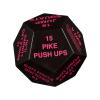 Aymzbd Workout Dice Bodyweight Sports Dice Stretching 4 Inches in Diameter Exercise Dice Fitness Challenge Dice for Beginners Home, Red view 1