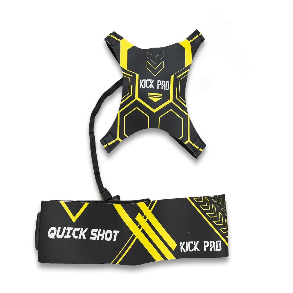 Amax - Kick pro Soccer Training Equipment, Hand Free Personal Trainer Soccer kick & Throw Practice Training, fits Ball Size 3, 4, 5. Birthday Gifts, for Kids, Teens & Adults.
