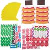 Baker Ross FN043 Pizza Mix & Match Magnet Sets - 8 Pack, Decoration Craft Kits for Kids view 2