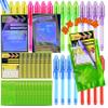 D&N Lifestyle Invisible Ink Pens for Kids, 24-Pack UV Secret Message Pens with Word Search & Maze Cards + Gift Bags, Valentines Day Party Favors & Classroom Gifts, Birthday Activities view 1