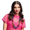 Boland 44642 Rainbow Necklace Costume Jewellery for Theme Parties Halloween Carnival Link Chain view 1
