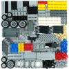 544PCS Technical Parts Pieces Sets, Engine Pullback Motor Kit, Beams Liftarm Frame Extra Replacement, Car Tire Wheel Axles Pin Connector Bricks Bulk view 1