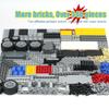 544PCS Technical Parts Pieces Sets, Engine Pullback Motor Kit, Beams Liftarm Frame Extra Replacement, Car Tire Wheel Axles Pin Connector Bricks Bulk view 3