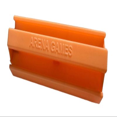 Arena Games Jumbo Gaming Dice Capsule - Holds 60 Dice! 8D20, 30d6 12mm, 22d6 16mm (Orange - Glow in Dark and UV)
