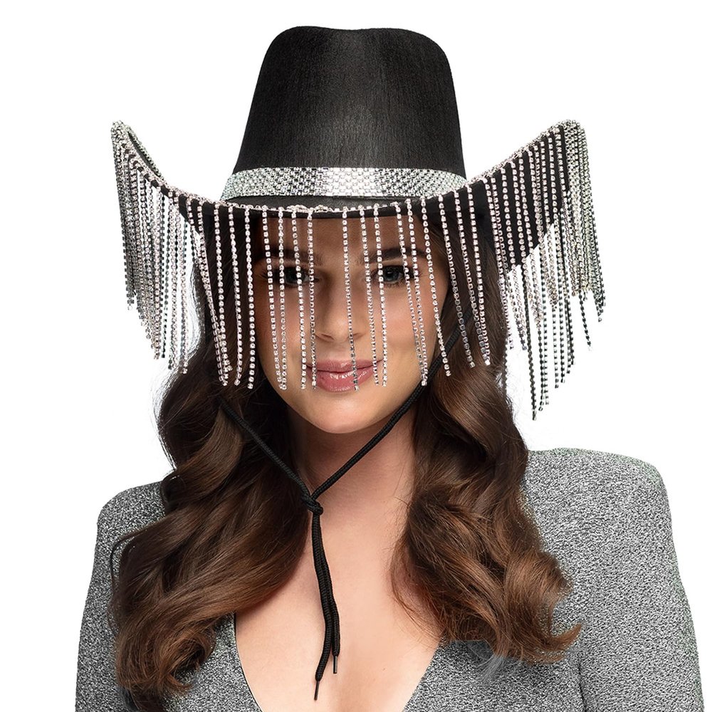 Boland - Cowboy Hat Showgirl Hat for Fancy Dress Costumes, Carnival, Theme Party and JGA