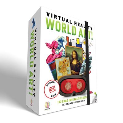 Abacus Brands Virtual Reality World Art! - Illustrated Interactive VR Book and STEM Learning Activity Set - for Ages 8 and Up