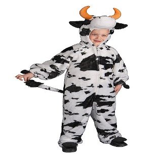 212 Main - Plush Cow - Multicolor, Toddler T4 Size