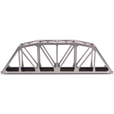 212 Main 18 in. Ho Code 83 Through Truss Bridge Kit - Silver