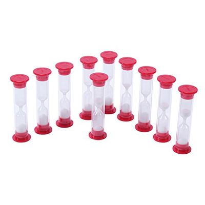 212 Main 1 Minute Sand Timers - 10 Per Set - Set of 3