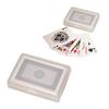 212 Main Aunte Up Playing Cards - Navy Blue Cards in a Translucent case view 1