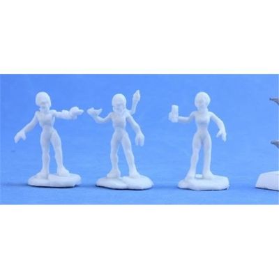 212 Main Bones Chronoscope Gray Alien Scientist Sprue Miniature Reaper