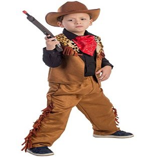 212 Main Wild Western Cowboy Costume, T4 Multicoloured