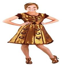 212 Main Doctor Who Dalek Dress Lg XL Multicoloured