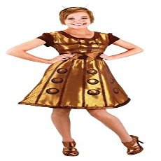 212 Main Doctor Who Dalek Dress Lg XL Multicoloured