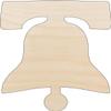 USA Liberty Bell - Laser Cut Out Unfinished Wood Craft Shape 4TH17 20" / 1/4" thick view 1