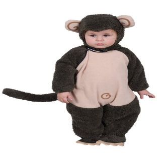 212 Main - Plush Little Monkey - Brown, Small Size 4-6