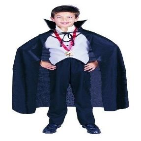 212 Main Black Taffeta Childs Costume Cape - 36 Inches