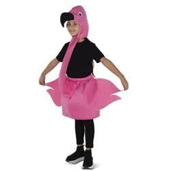 212 Main Kids Flamingo Skirt with Attached Hood - Medium - Age Group 8-10 Years, Pink