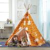 212 Main Childrens Puzzle Teepee Play Tent Orange view 1