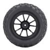 4pcs 12mm Hex 1/10 RC Truck Wheels and Tires for Axial for Hsp for Redcat for Hpi Universal 10 Hole Wheel Hub RC Wheel Tires view 1