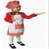 212 Main Red Gingham Girl Chef - Medium 8-10 view 1