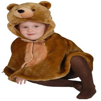 212 Main Cuddly Little Brown Bear Costume Set - Size 10, Medium