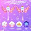 2 Pack Bubble Wands for Kids,Light Up & Music Bubble Machine,Bubble Maker & Bubble Blower,Outdoor Birthday Party Bubble Toys for Toddlers,Gift for Girls Age 3 + Years Old.(Pink+Pink) view 4