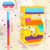 Adecortalk Rainbow Number 5 Pinata for 5th Birthday Party Decorations Fiesta Centerpieces Kids Anniversary Celebrations Birthday Party Supplies (16.1 x 10.6 x 3 Inches) view 3