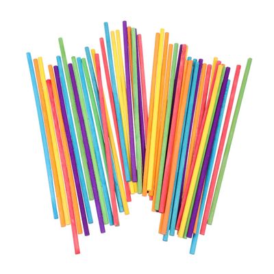 Abaodam 50pcs Colorful Wooden Rhythm Sticks for Boys and Girls Classroom Musical Instruments Percussion Toy for Cognitive Development and Creative Play