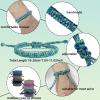 24 pcs Braided Friendship Bracelets for Teen Girls Boys Assorted Colors Paracord Bracelets Bulk Handmade Goody Bag Stuffers Easter Basket Filler for Teens Teenager Birthday Christmas Party Favors view 2