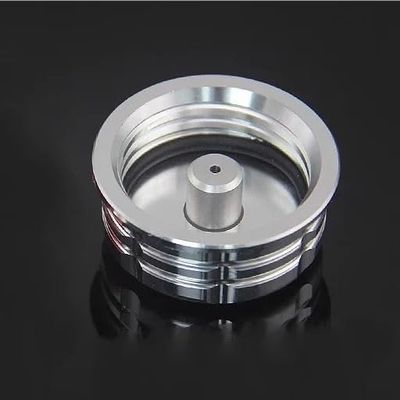 VERBANA for LOSI-DBXL RC Car CNC Aluminum Alloy Check Valve Tank Cover Kit Replacement for LOSI-DBXL RC Car Accessories (Color : Silver)