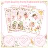 120PCS Fairy Party Supplies for Girls 1st 2rd First Birthday Fairies Enchanted Themed Baby Shower Party Decorations Garden flower Tableware Set Paper Plates Napkins Forks for 20 Guests view 3