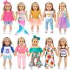10 Sets 18 inch Doll Clothes and Accessories - Including Mermaid Costume, Stylish Casual Outfit, Swimwear Fit for 18 Inch Dolls (No Doll) view 1