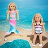 10 Sets 18 inch Doll Clothes and Accessories - Including Mermaid Costume, Stylish Casual Outfit, Swimwear Fit for 18 Inch Dolls (No Doll) view 4