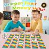 Aizweb Match Game,Memory Game, Vehicle 48 Pcs Toddler Card Games for Kids Ages 3 4 5 6,Flash Cards for Preschool Kindergarten Learning Activities,Educational Toys Homechool Supplies view 3