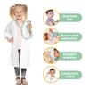 Phobby Kids Doctor Kit, 8 Pieces Toddlers Doctor Playset with Medical Storage Bag & Real Stethoscope, Pretend Play Doctor Toys Birthday Gift for Boys Girls Aged 3 4 5 6 (Green) view 4