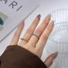 LOVECOM 925 Sterling Silver Anxiety Fidget with Beads Rings for Women Men Non Tarnish 14K Gold Plated Stress Relief Spinner Spinning Ring Releases Rotate Thumb Ring Valentines Jewelry Gifts view 3