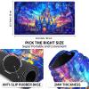 EDGFRTOIO Playmat Compatible with Lorcana TCG Zone Card Game Playing, Game Mats Tabletop Magic Play Mats 24"x14" Commander Deck Gaming Desk Duel Mat Card Gameplay Mats, Magic Princess Castle view 3