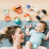 iPlay, iLearn Baby First Gym Rattle Set, Infant Dumbbell Weights Teething Rattles 3-6-12 Month, Newborn Workout Sensory Stroller Toy, Babies Birthday Shower Gift 5 7 8 9 10 Month Toddler Boy Girl-7PCS view 3