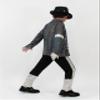 Nodkim Disco Costume Kids 80s Sequin Pop King Dance Star Halloween Party Cosplay Outfit for Boys-S view 4